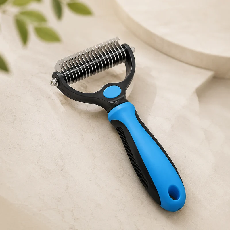 Brosse Attrape-Poils™ — Élimine le sous-poil mort sans tirer